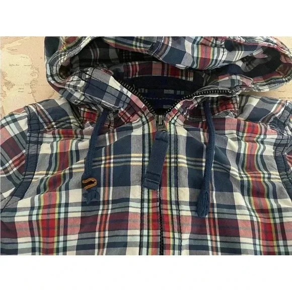 Vintage Abercrombie & Fitch Pine Point 90s Hooded Coat Jacket Size Medium - Picture 3 of 11